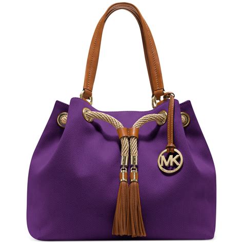 purple tote michael kors|Michael Kors purple tote bag.